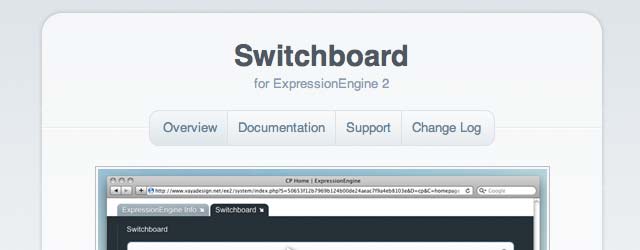 Switchboard - live search for EE control panel