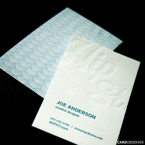 Letterpress Business Card
