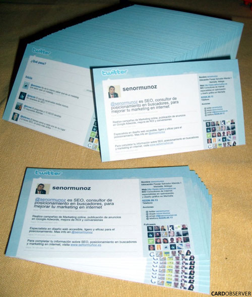 Twitter Business Card